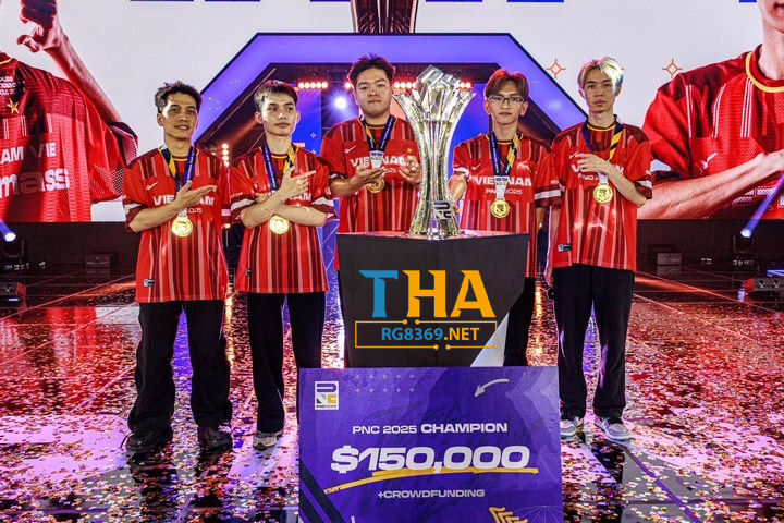 RG8369.net - Thabet CHÚC MỪNG NHÀ VÔ ĐỊCH PUBG NATIONS CUP 2025